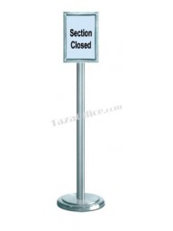 Stainless Steel Sign Board Stand (Vertical)